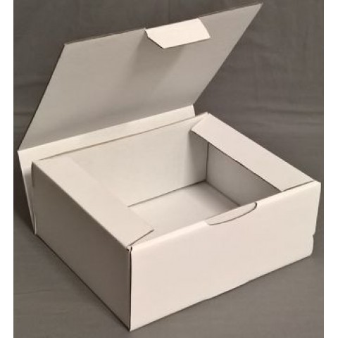 Postal Boxes - White Corrugated
