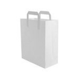 White Paper Carrier Bags White Paper Carrier Bags